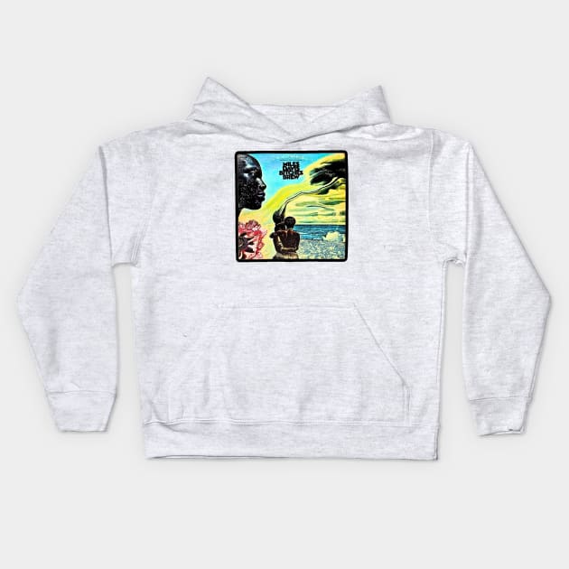 Bitches Brew Album Cover - Miles Davis Kids Hoodie by Veritè Kulture Vulture T-Shirts & Apparel